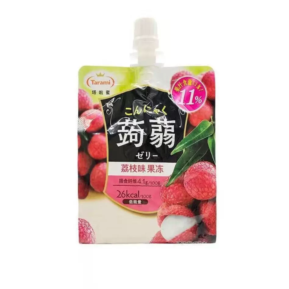 Tarami Oishi Konjac Jelly Lychee 150g