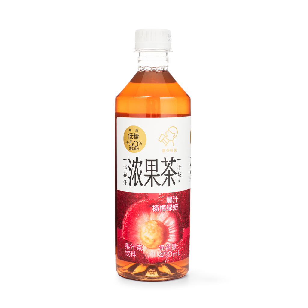 喜茶爆汁杨梅绿妍浓果茶450ml