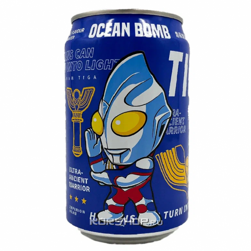 Ocean Bomb超人力霸王青苹果风味气泡水330ml