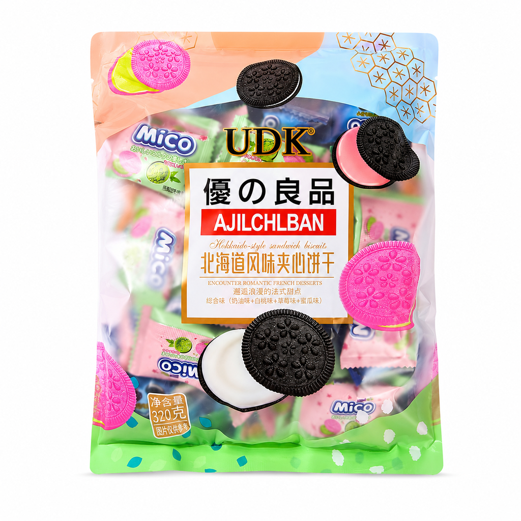 UDK北海道风味夹心饼干什锦味360g
