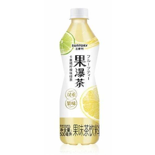 三得利卡曼橘柠檬味绿茶500ml