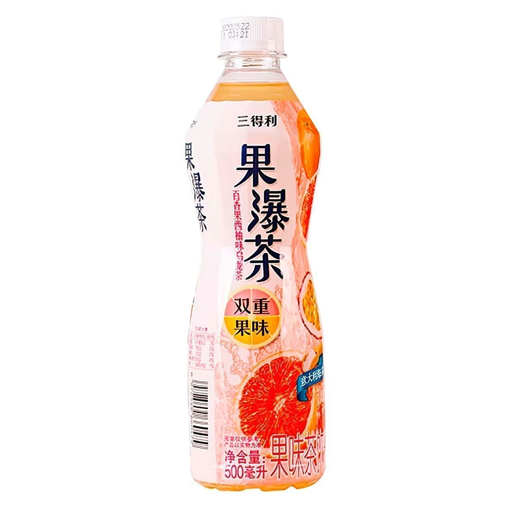 三得利百香果西柚味乌龙茶500ml