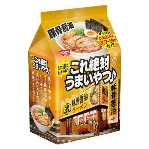 NISSIN This Is Absolutely Delicious Tonkotsu Soy Sauce 279g