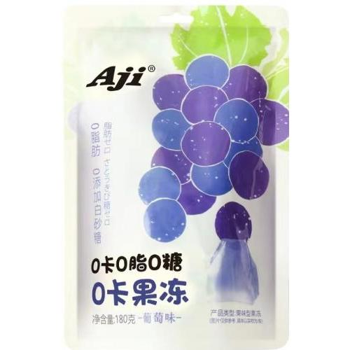 AJI 0-KA Fruit Jelly-Grape Flav 180g