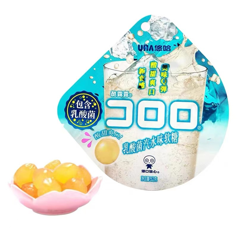 UHA Kororo Soft Candy-Lactic Acid Flav 52g