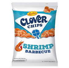 LESLIE'S Clover Chips Shrimp BBQ 50g