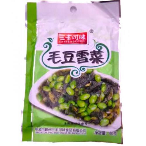 三丰毛豆雪菜 80g