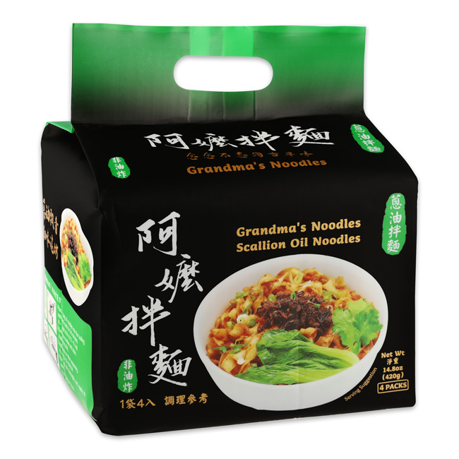 GRANDMA'S Dry Noodles-Scallion Oil Flavor 400g 