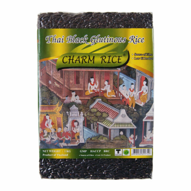 CHARM 0Thai Black Glutionous Rice 1kg