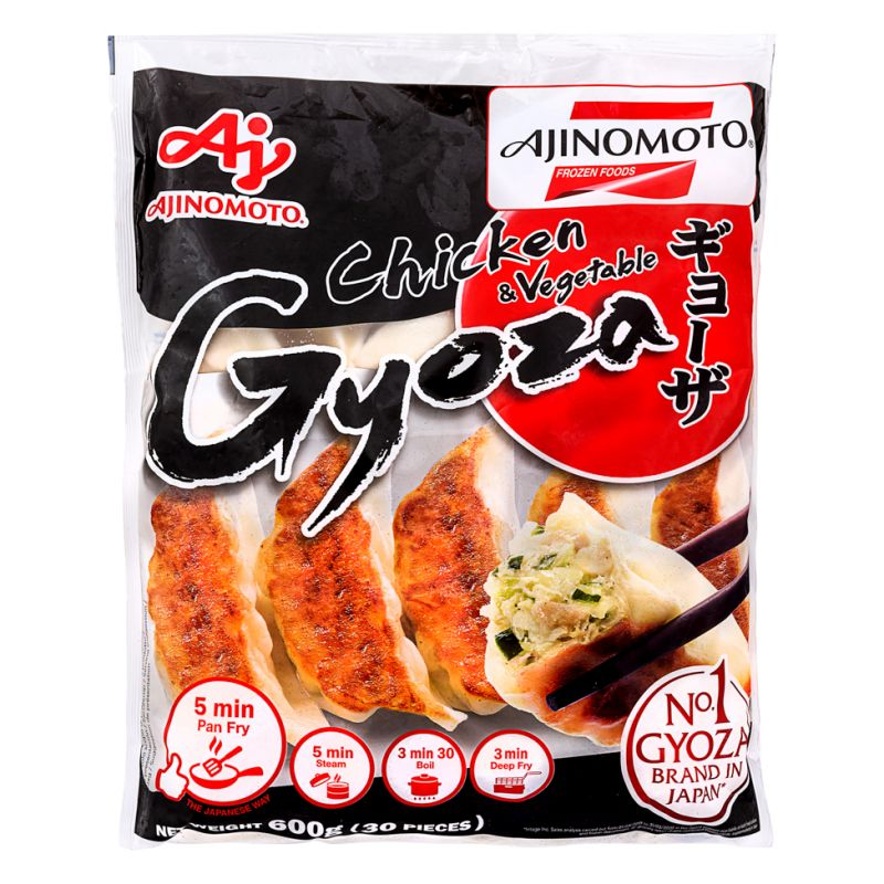 AJINOMOTO Chicken&Veg Gyoza(Black) 600g