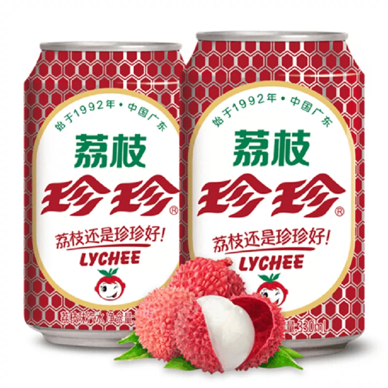 珍珍荔枝味汽水330ml