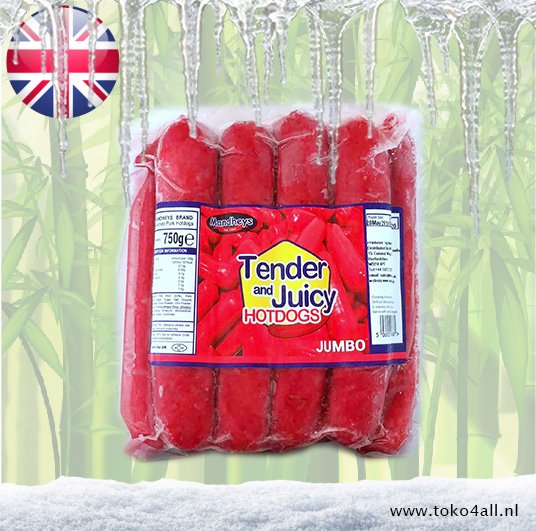 MANDHEYS Tender Juicy Hotdogs 750g