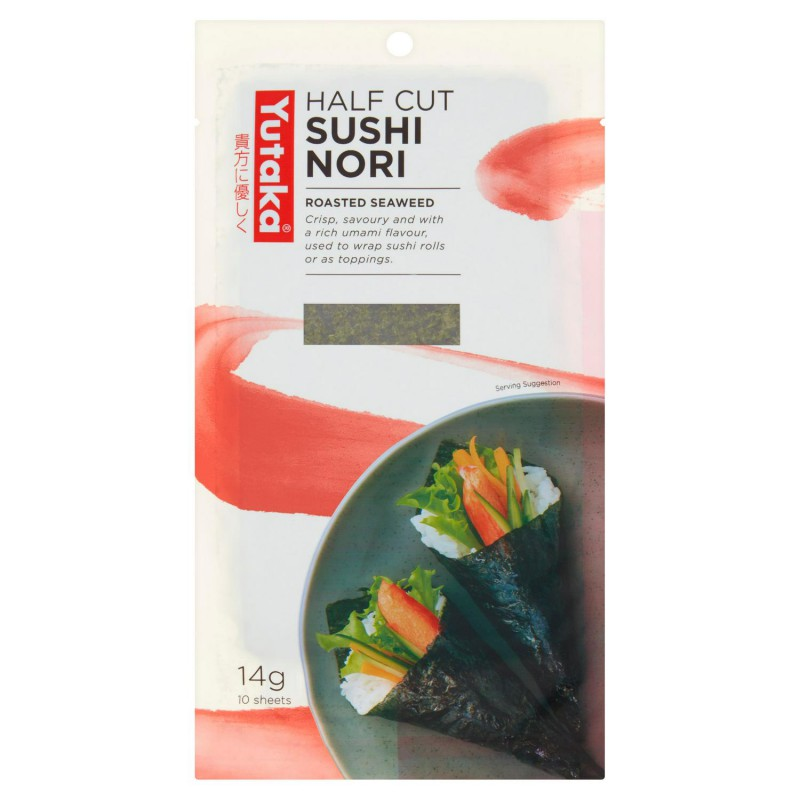 Yutaka Roasted Seaweed - Sushi Nori Half 14g