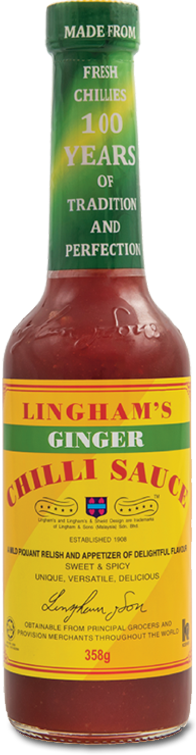 Lingham's Chili Sauce Ginger  358g