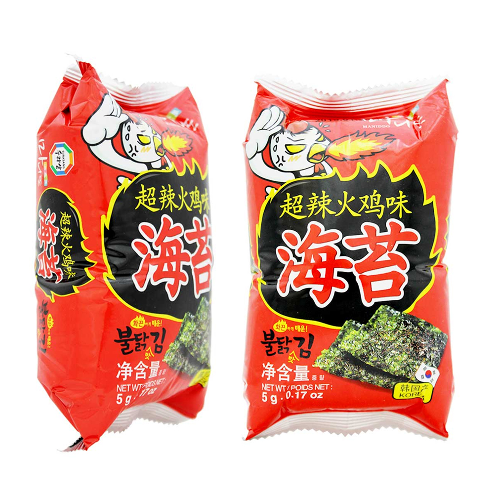 MANIDDO Seasoned Seaweed (Spicy)3x5g