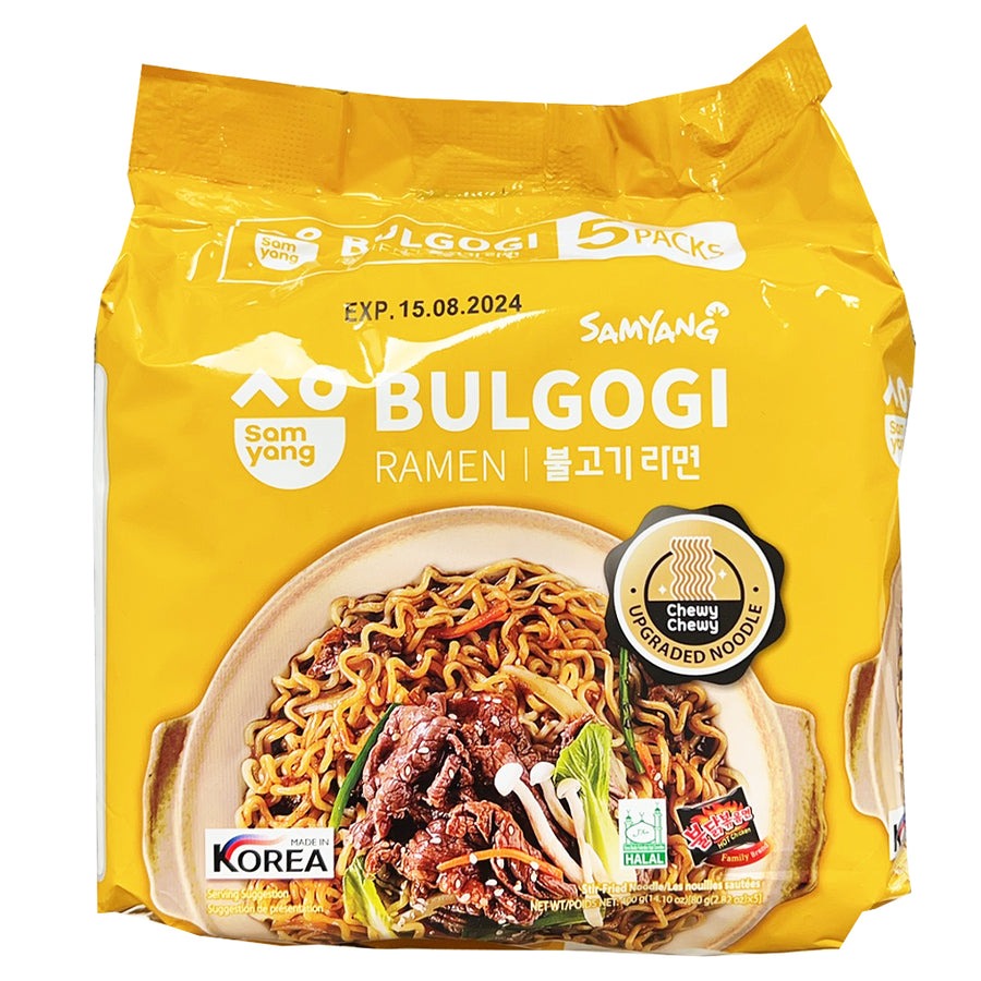 SAMYANG Bulgogi Ramen (80g*5 Packs) 400g