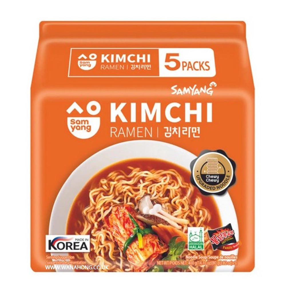 SAMYANG Kimchi Ramen (80g*5 Packs) 400g