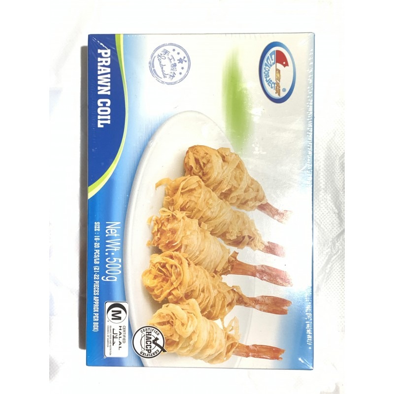 Prawn Garlic Coil 500g