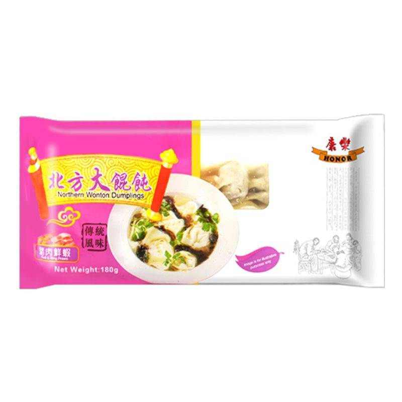 康乐北方馄饨鲜虾 180g