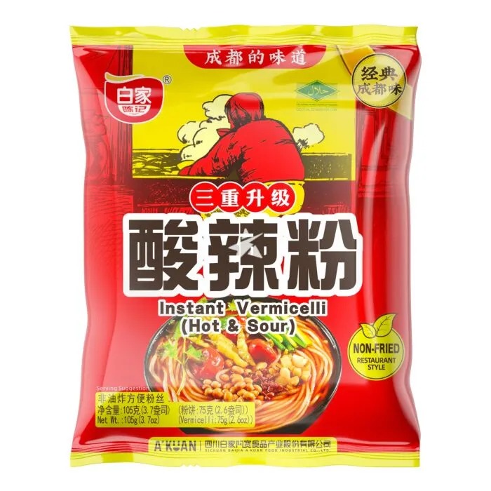 BJ Potato Vermice Hot & Spicy 105g