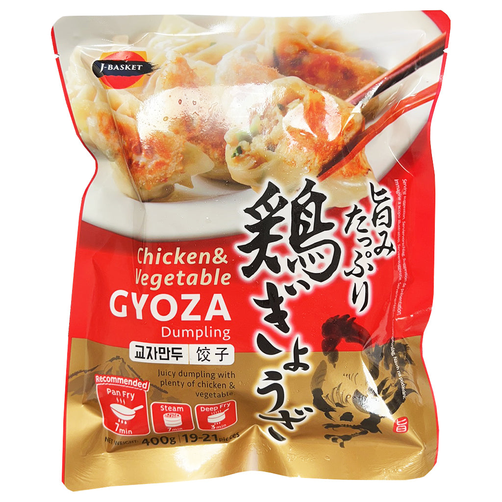 J-BASKET Chicken Veg Gyoza 400g