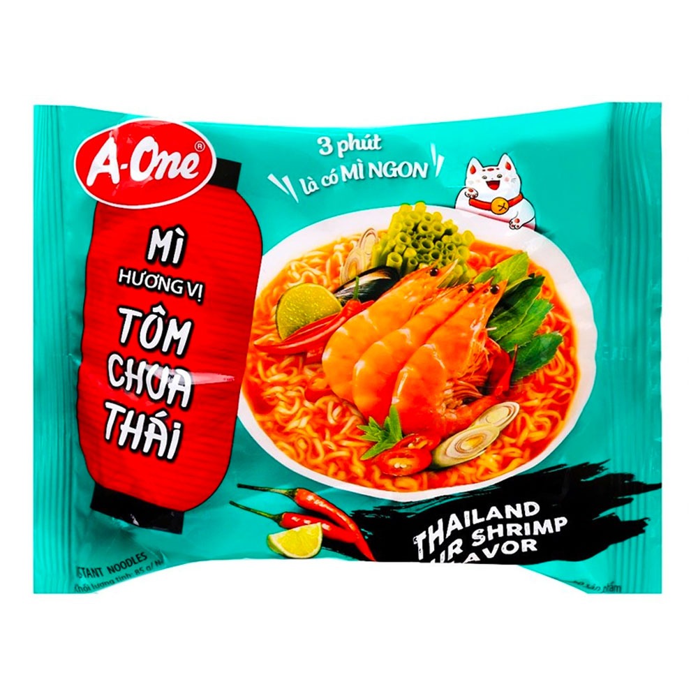 A-ONE Instant Noodles Shrimp Flavour 85g