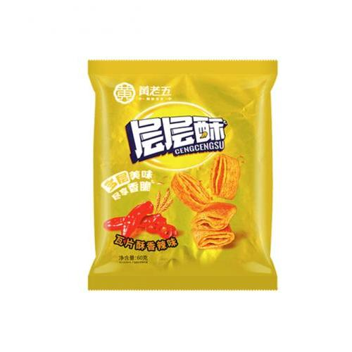 黄老五层层酥香辣味60g