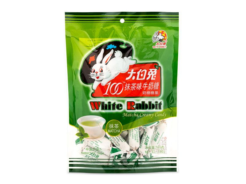 大白兔牛奶糖抹茶味150g