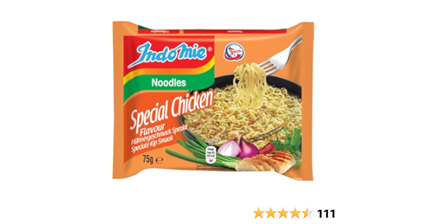 INDOMIE Spical Chicken Flav Noodles 75gx5