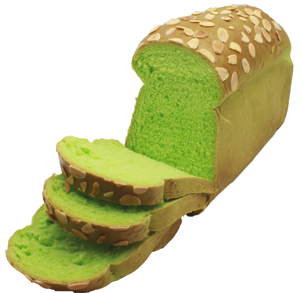 coconut pandan toast