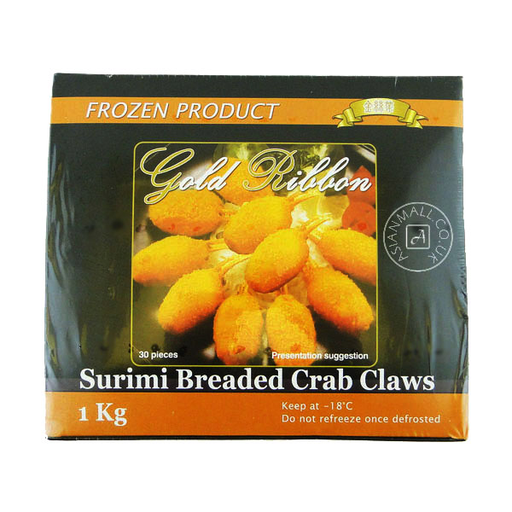 GOLD RIBBON Breaded Crab Claws Imitati 1kg