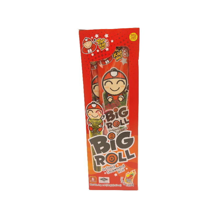 TAOKAENOI Grilled Seaweed Big Roll Hot&Spicy 27g