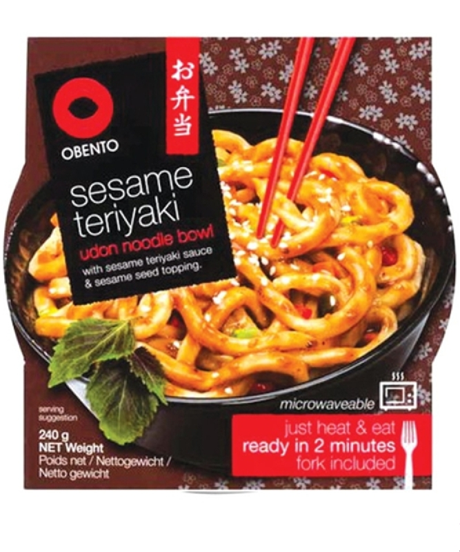 OBENTO SESAME TERIYAKI UDON NOODLE BOWL 240g