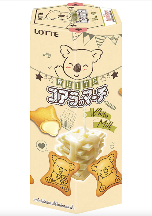 LOTTE Biscuits with vanilla milk  filling37g