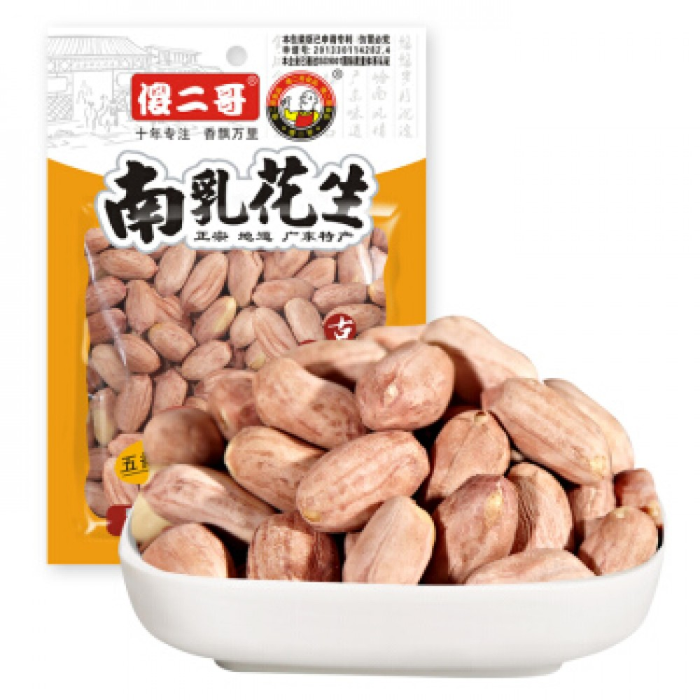 傻二哥南乳花生原香味75g