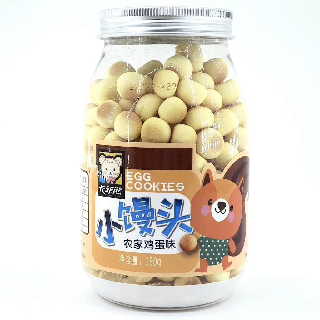 卡菲熊农家鸡蛋味小馒头150g