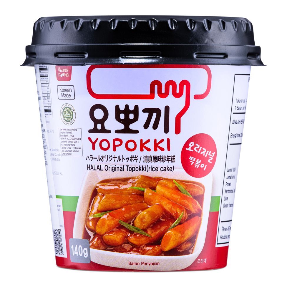 Yopokki Halal Topokki Original 140g