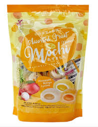 LL Mochi - Assorted Tropical Fruit Pineapple, Mango & Lychee 120g