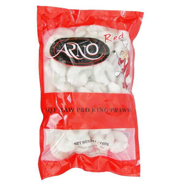 Arno Red 13/15 Raw P&D IQF King Prawn 700g