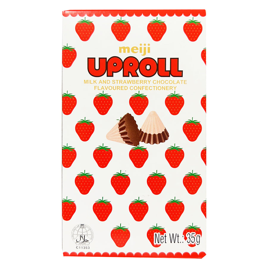 MS UPROLL milk&strewberry choco 35g