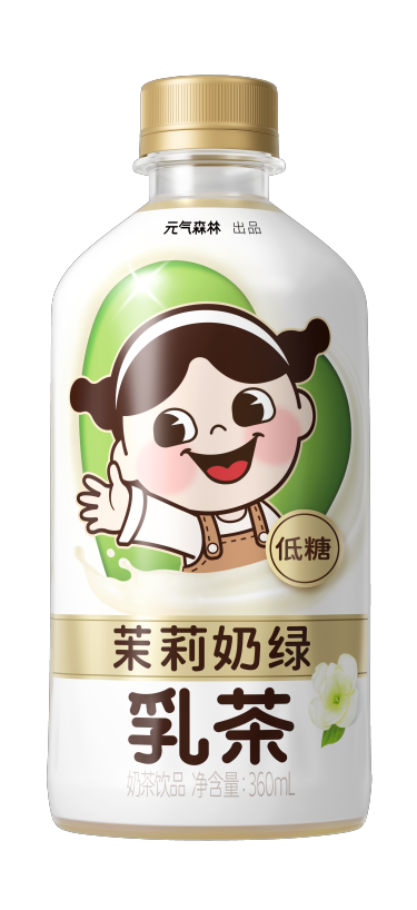 元气森林乳茶茉莉奶绿360ml