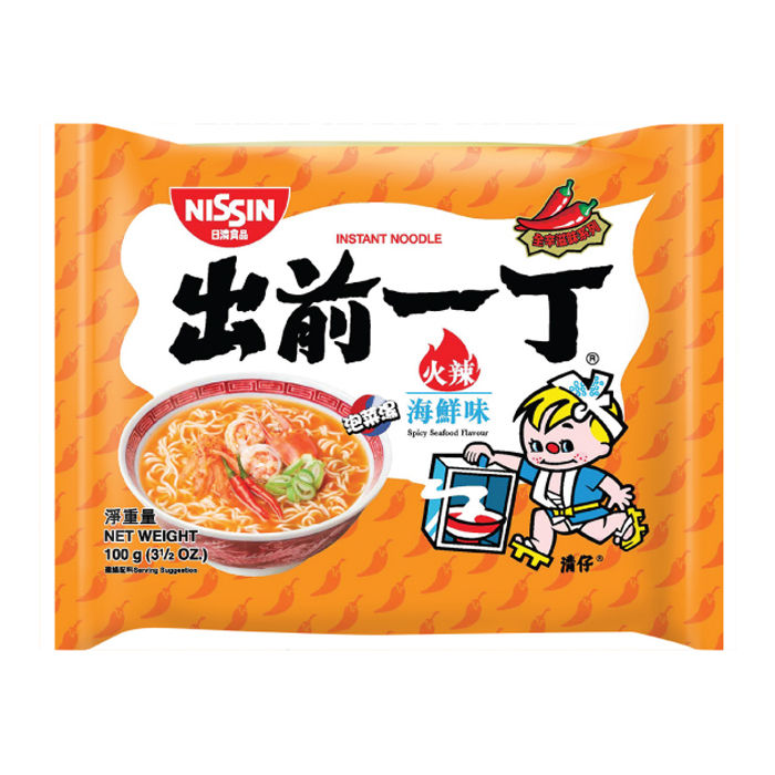 Nissin Ramen Spicy Seafood Flav 100g