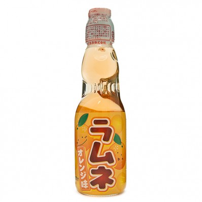 HATA Ramune Soda Orange Flavour 200ml