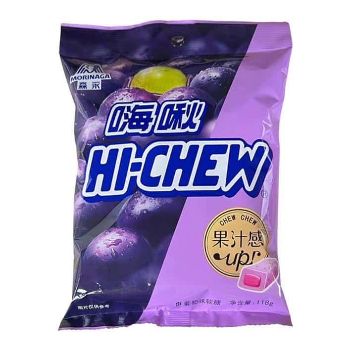 MORINAGA HI CHEW Sort Candy Gape Flav 118g