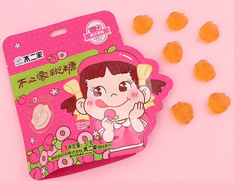 FUJIYA Gummy Peach Flav 57g