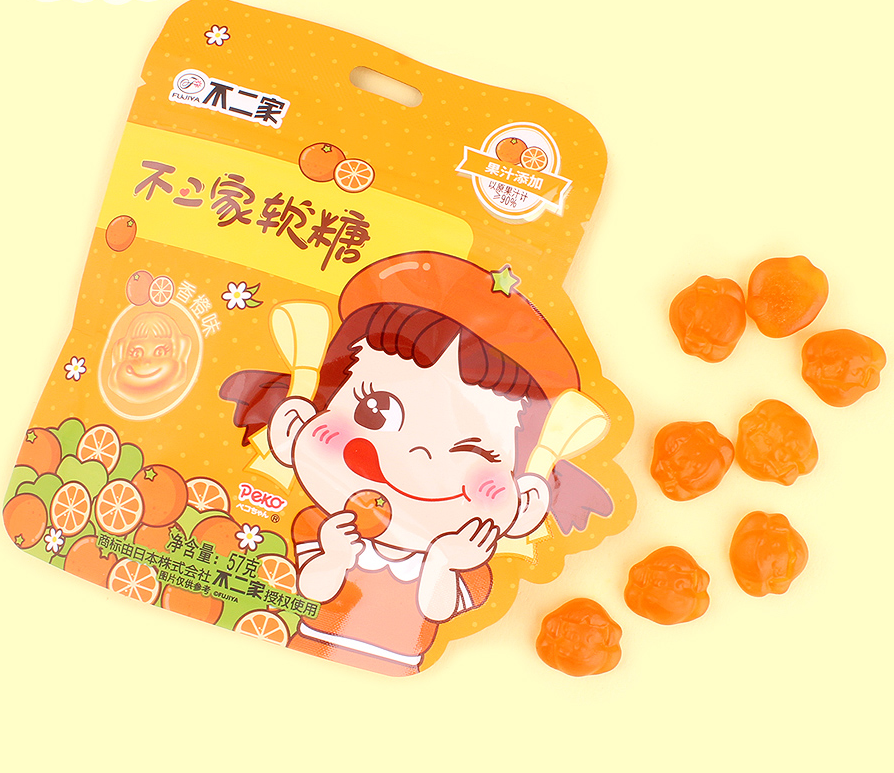 FUJIYA Gummy Orange Flav 57g