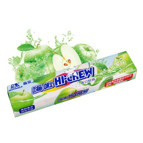 MORINAGA Hi Chew Soft Candy Green Apple Flav 57g