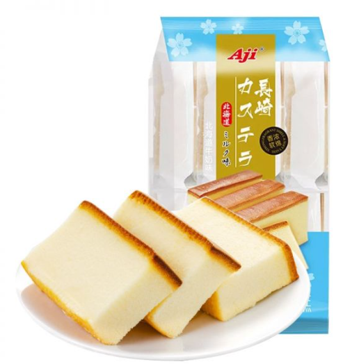 AJI长崎蛋糕北海道牛奶味330g