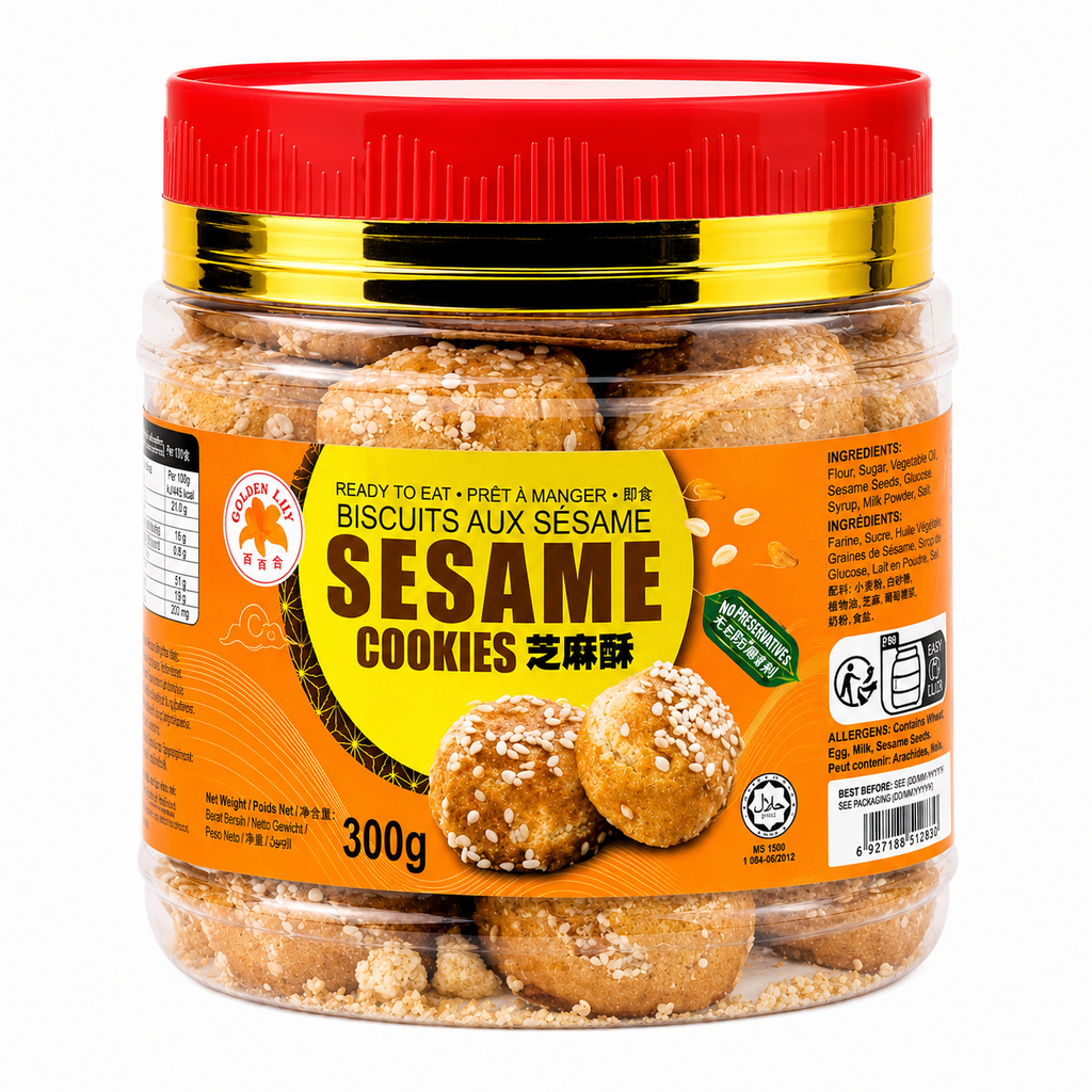 Golden Lily Sesame Cookies 300g