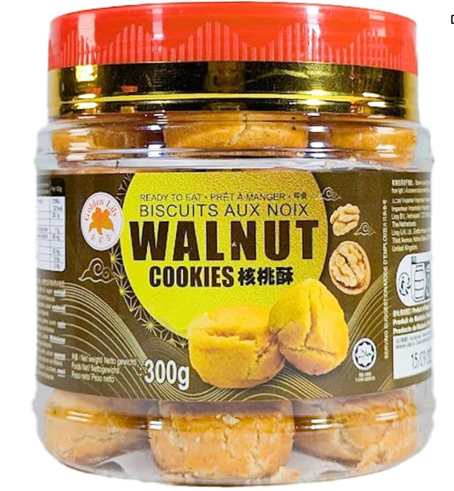 Golden Lily Walnut Cookies 300g